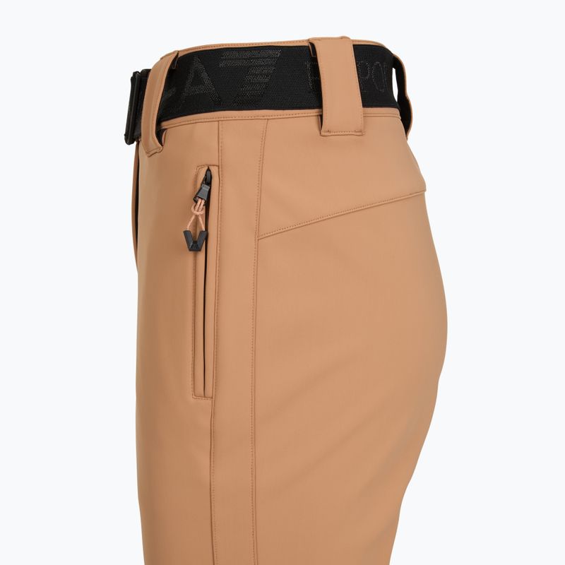 Штани лижні жіночі EA7 Emporio Armani Pure Softshell Waisted mocha mousse 3