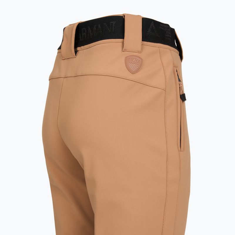 Штани лижні жіночі EA7 Emporio Armani Pure Softshell Waisted mocha mousse 4