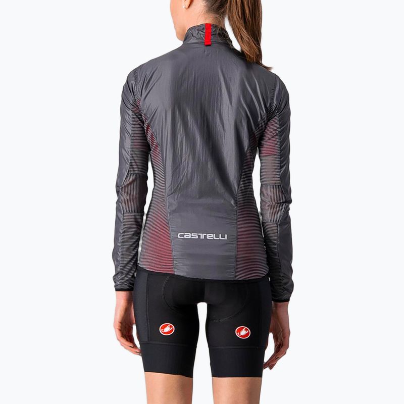 Куртка велосипедна жіноча Castelli Aria Shell W dark gray 2