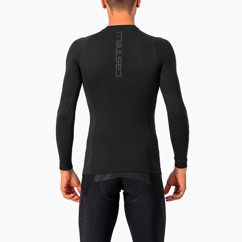 Лонгслів велосипедний чоловічий Castelli Core Seamless Base Layer black 2