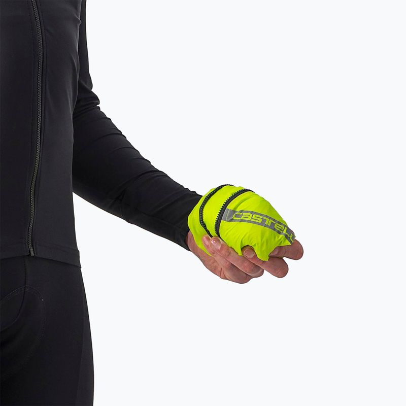 Чоловіча велосипедна куртка Castelli Squadra Stretch електричний лайм / темно-сірий 3