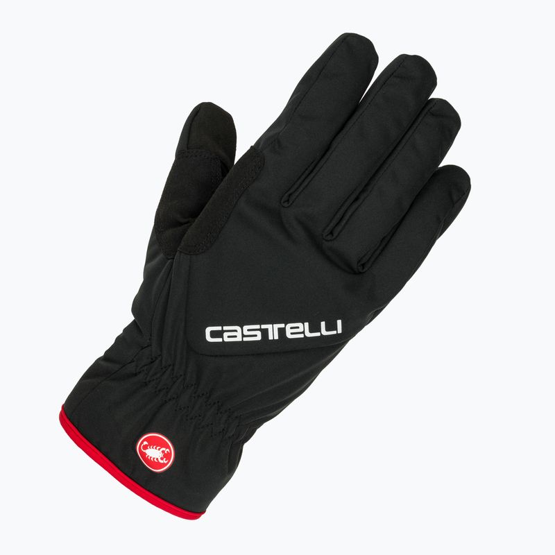 Рукавички велосипедні чоловічі Castelli Entrata Thermal black 5