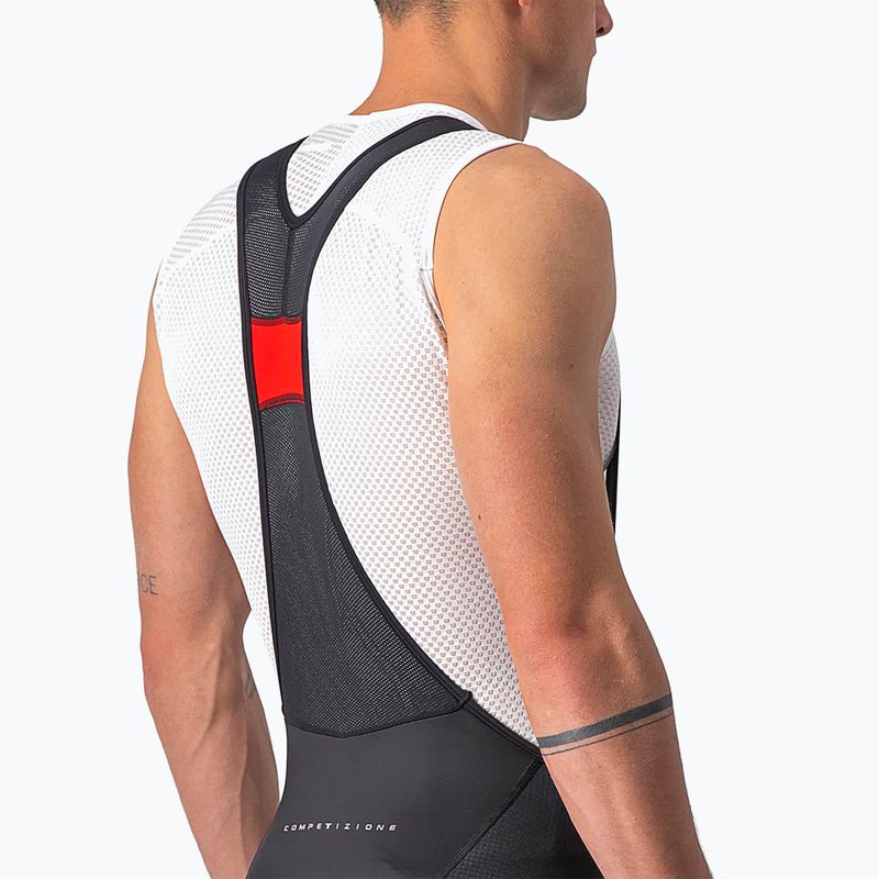 Чоловічі велосипедні шорти Castelli Competizione Kit чорні/сріблясто-сірі 5