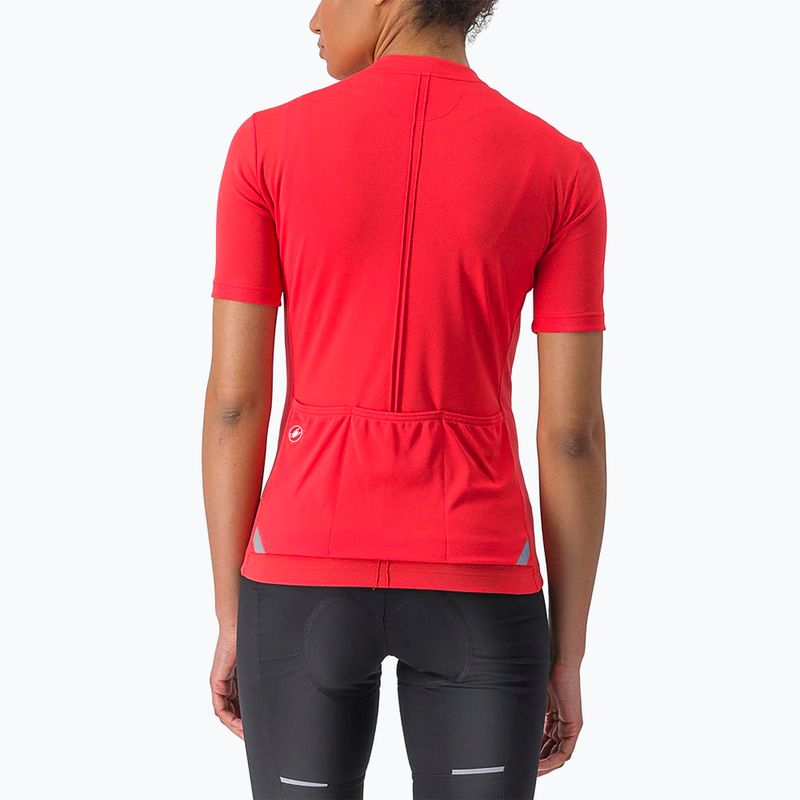 Жіноча велофутболка Castelli Anima 4 гібіскус 2