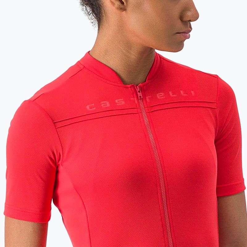 Жіноча велофутболка Castelli Anima 4 гібіскус 3