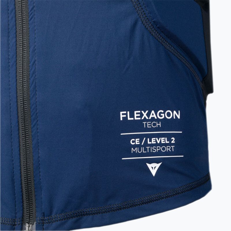 Жилет захисний чоловічий Dainese Flexagon Waistcoat black iris/stretch limo 3