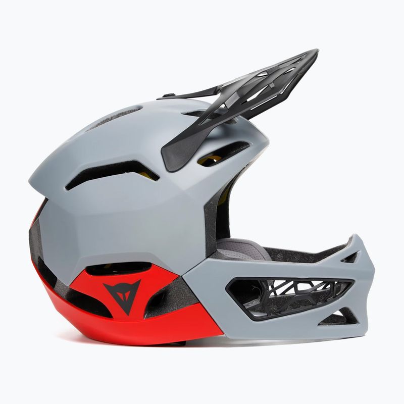 Велосипедний шолом Dainese Linea 01 MIPS nardo сірий/червоний 3