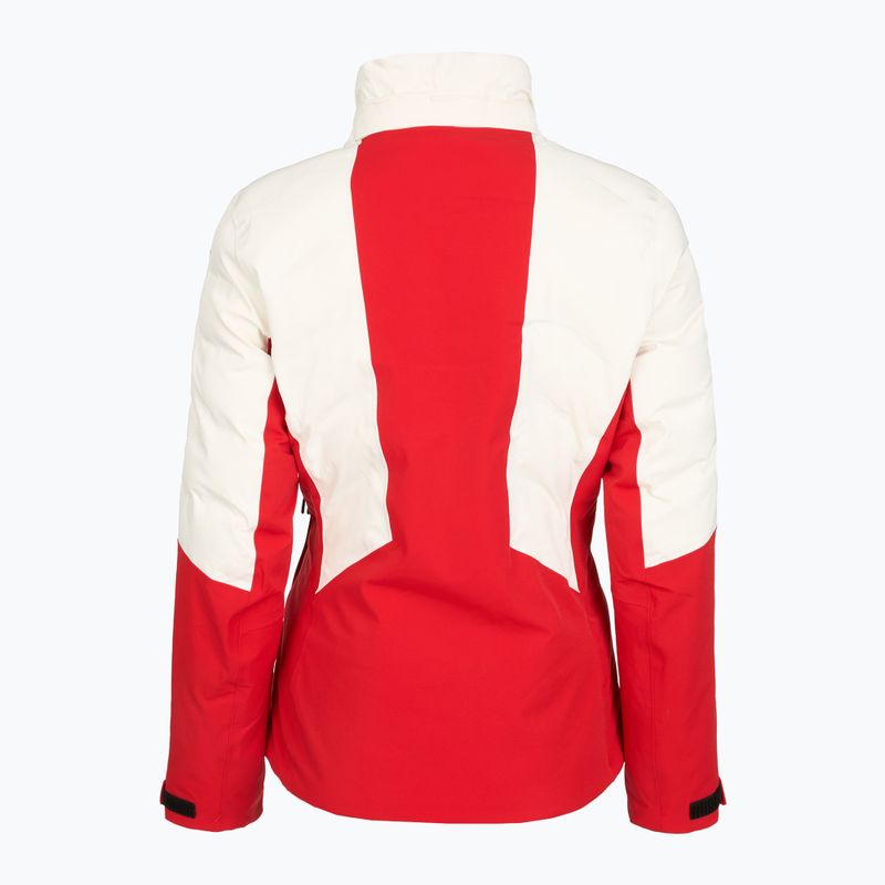 Жіноча лижна куртка Dainese Zives Aerosense-Dry lily white/racing red 8