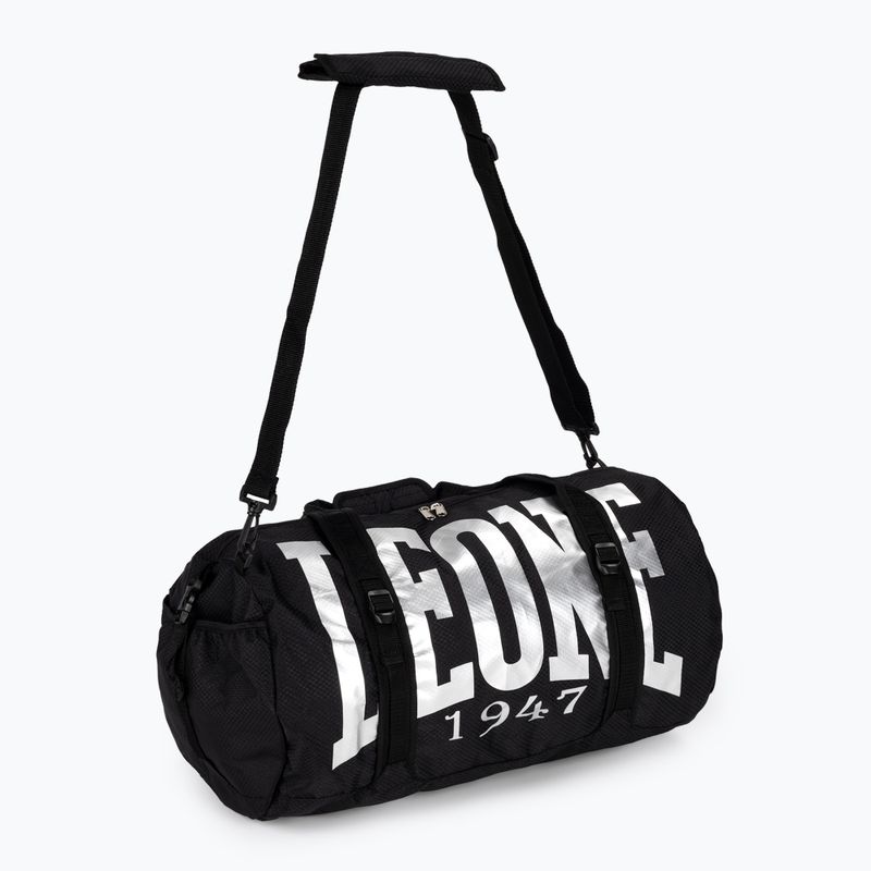 Сумка тренувальна LEONE 1947 Duffel Bag чорна AC904