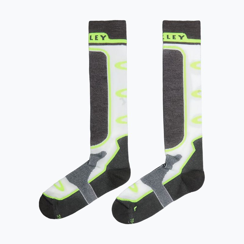 Шкарпетки лижні Oakley Patrol mist/neon yellow 2