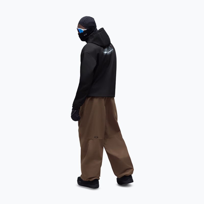 Кофта для сноуборду чоловіча Oakley Wintertide Scratched Hoodie pitch black 3