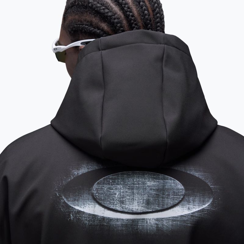 Кофта для сноуборду чоловіча Oakley Wintertide Scratched Hoodie pitch black 5