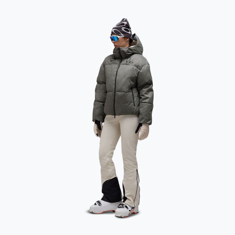 Куртка лижна жіноча Oakley Icicle Cropped cement melange 2
