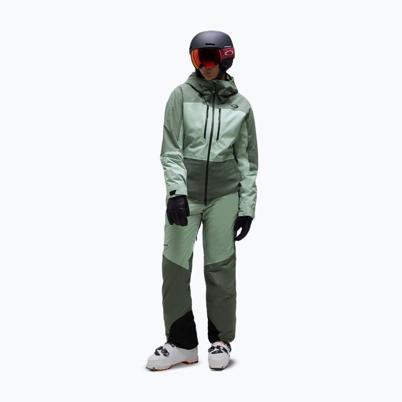 Куртка лижна жіноча Oakley Canopy Pro Insulated aviator green/faded green 2