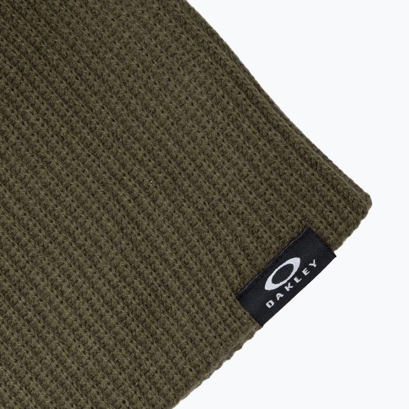 Шапка зимова Oakley Back Bone Beanie deep olive 3