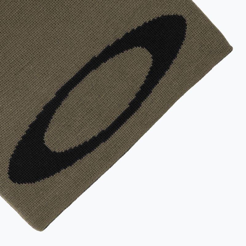 Шапка зимова Oakley Ellipse Beanie deep olive 3