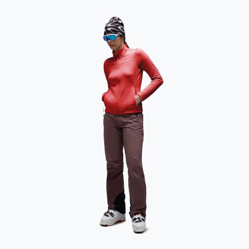 Кофта жіноча Oakley Canopy Full Zip hibiscus red 2