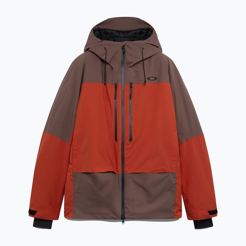 Куртка лижна чоловіча Oakley Canopy Pro Insulated dark umber/flame red 6
