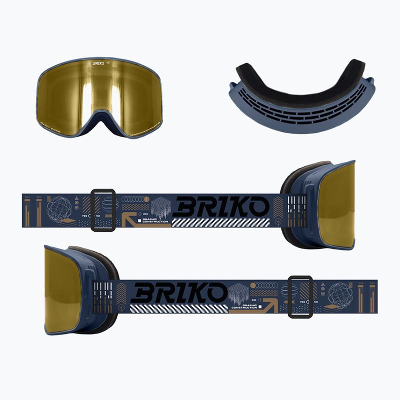 Лижні окуляри Briko Chino Sharp Lite графічні pickled bluewood 5