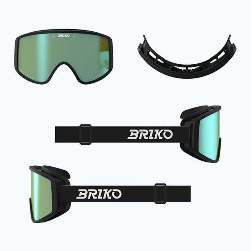 Окуляри гірськолижні Briko Pulse black/green 5