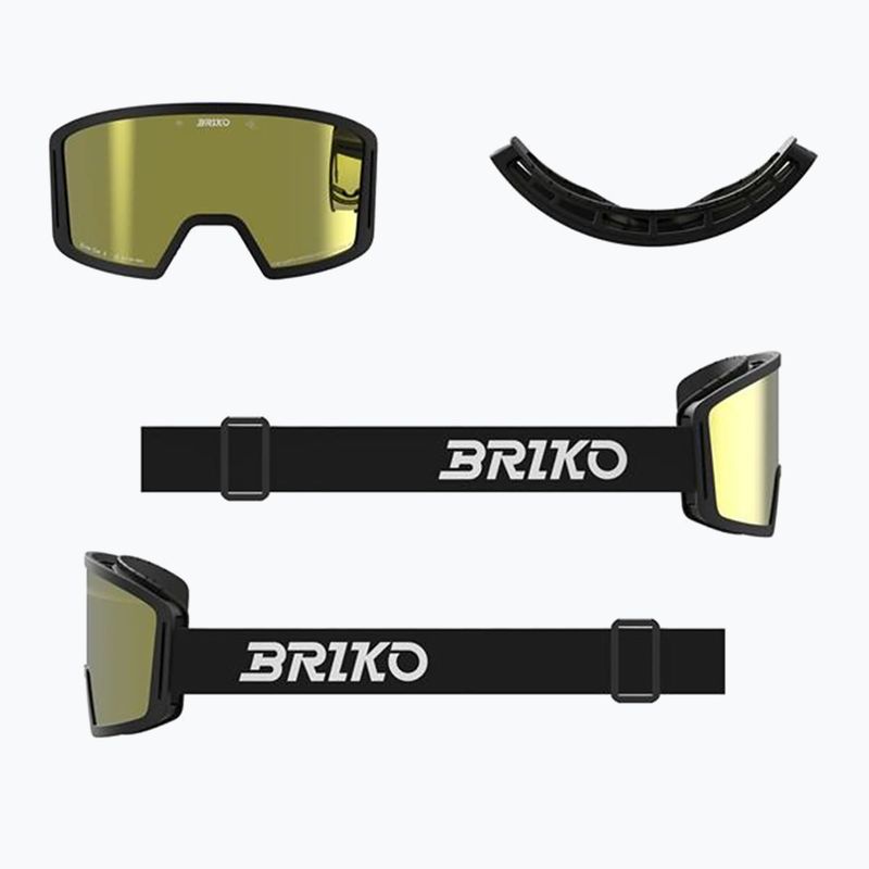 Окуляри гірськолижні дитячі Briko Frostbite black/yellow 7