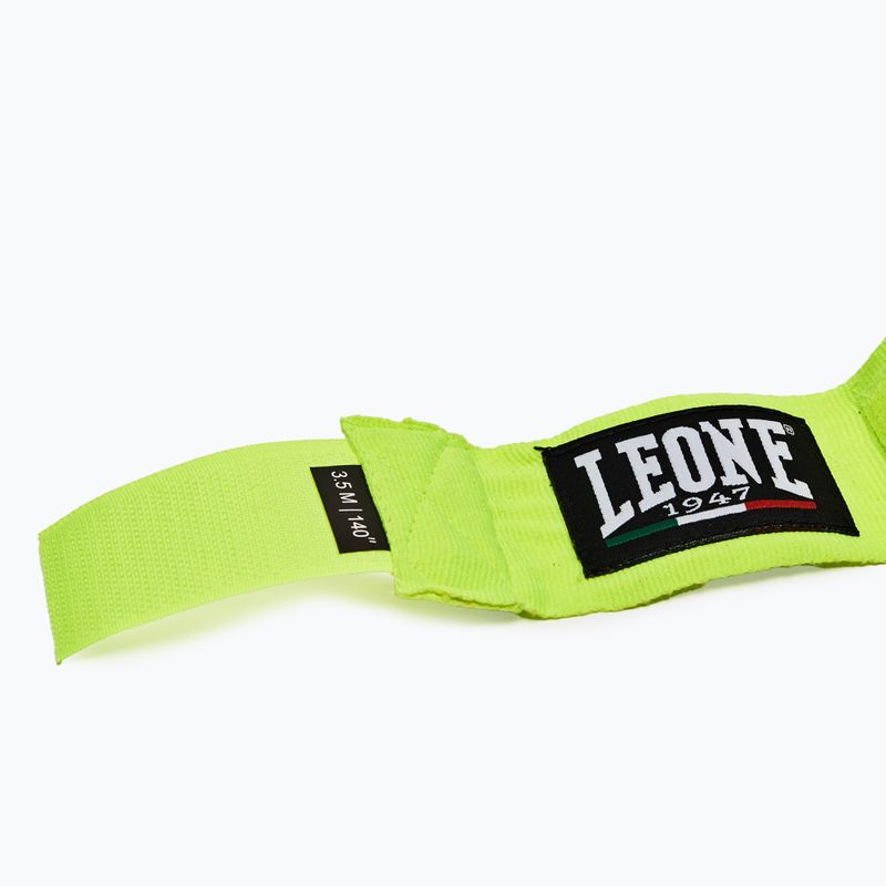 Бинти боксерські Leone 1947 Hand Wraps 350 см giallo fluo/fluo yellow 5
