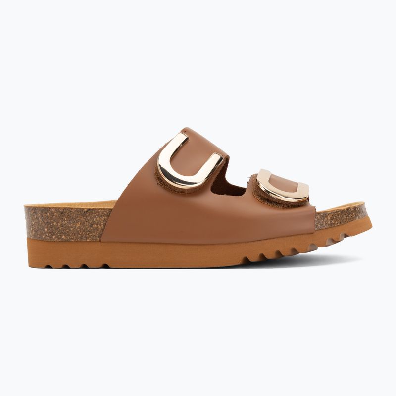 Жіночі шльопанці Scholl Montery 2 Straps Ad Med cognac 2