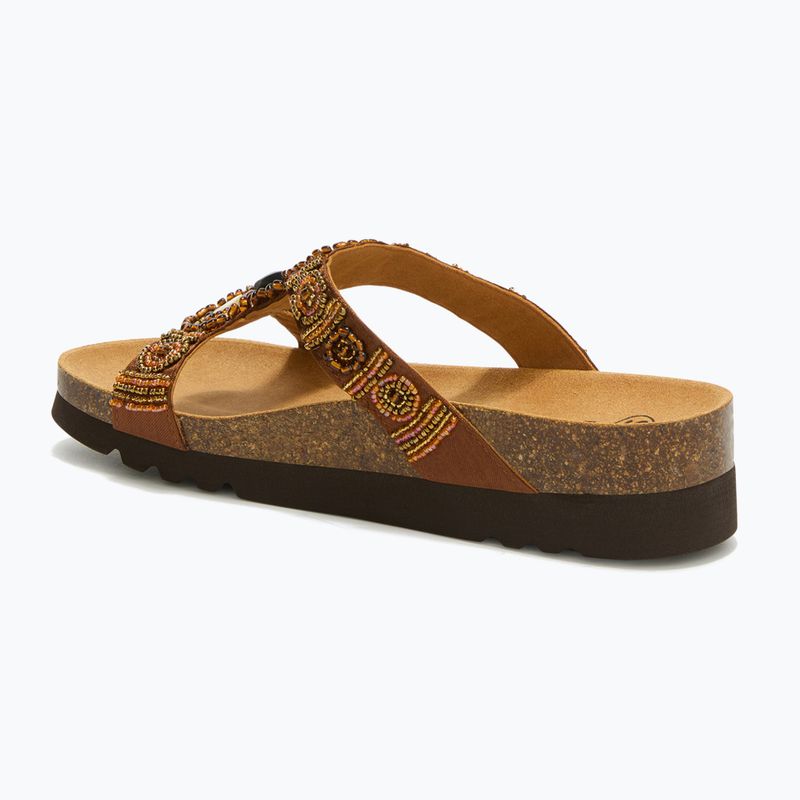 Жіночі шльопанці Scholl New Bogota Wedge Med cognac/multi 3
