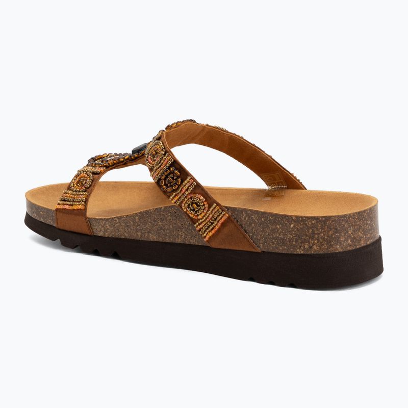 Жіночі шльопанці Scholl New Bogota Wedge Med cognac/multi 3