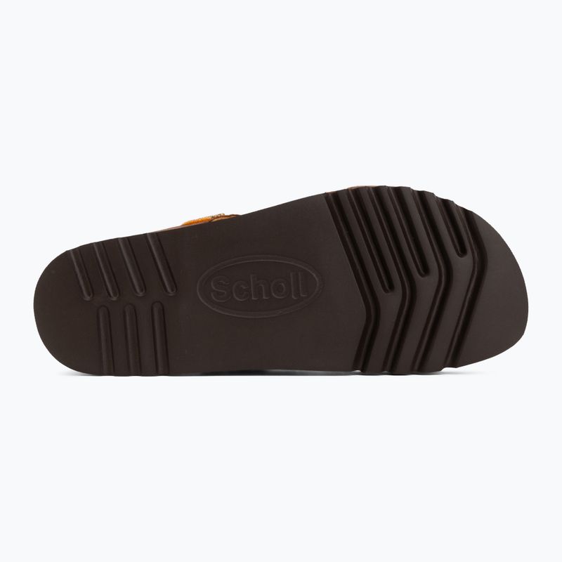 Жіночі шльопанці Scholl New Bogota Wedge Med cognac/multi 4
