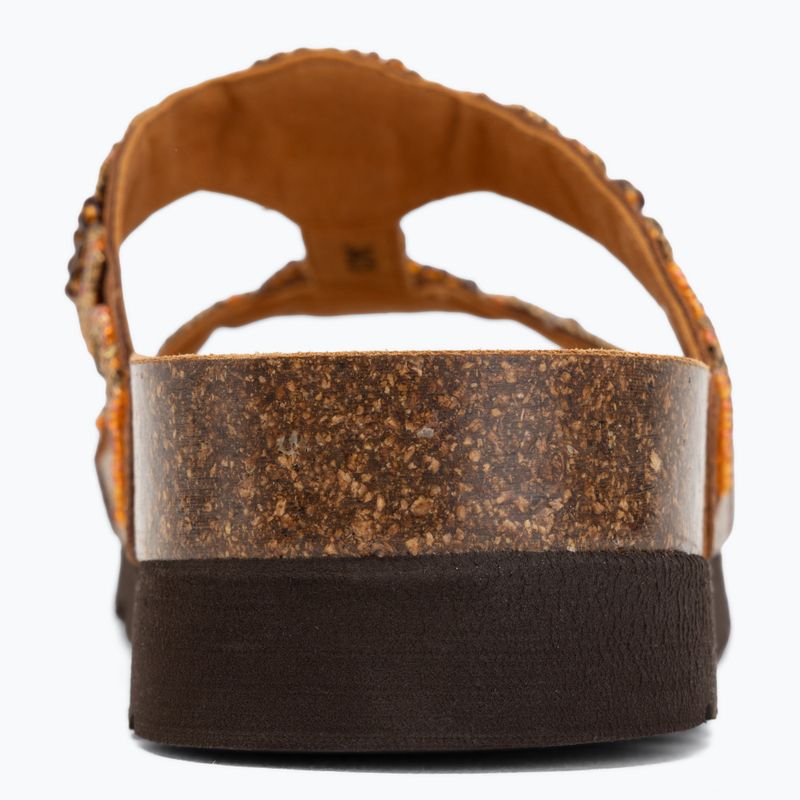 Жіночі шльопанці Scholl New Bogota Wedge Med cognac/multi 6