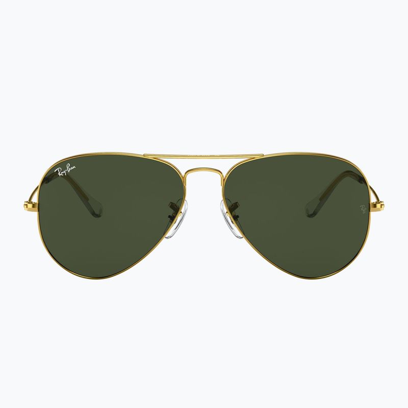 Окуляри сонцезахисні Ray-Ban Aviator Classic arista gold/green g-15 2