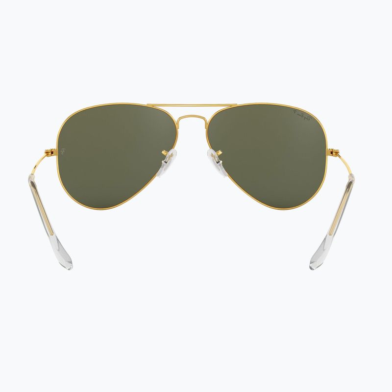 Окуляри сонцезахисні Ray-Ban Aviator Classic arista gold/green g-15 polarized 5