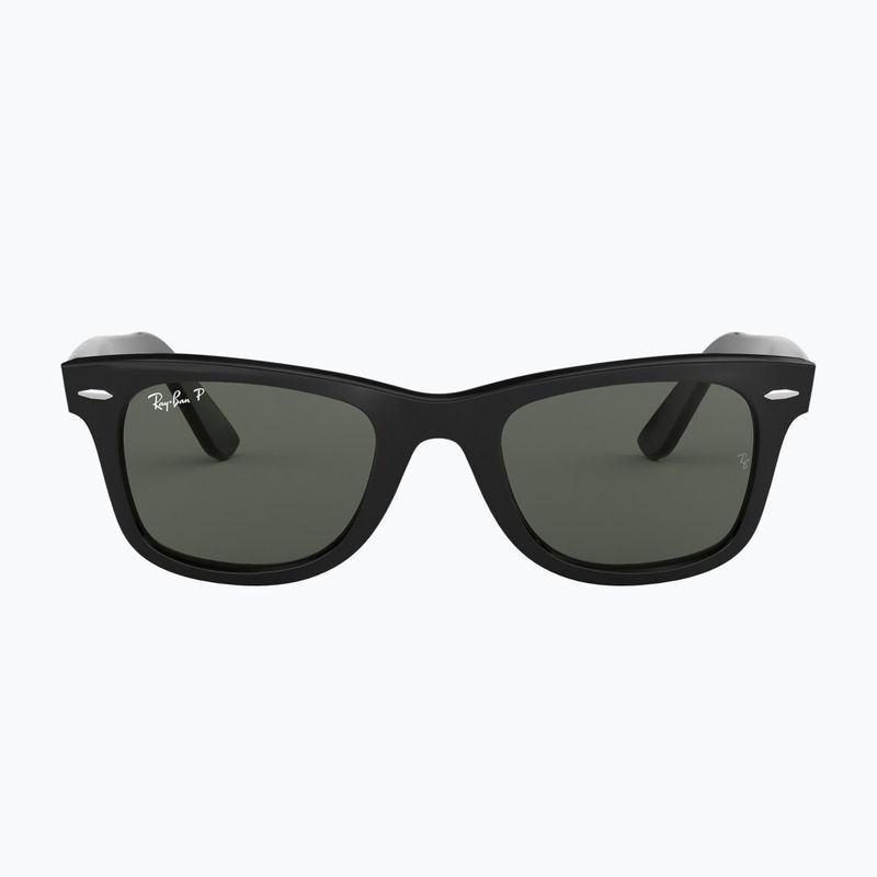 Окуляри сонцезахисні Ray-Ban Wayfarer Classic black/green polarized 2
