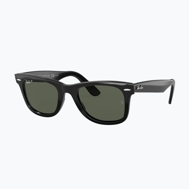 Окуляри сонцезахисні Ray-Ban Wayfarer Classic black/green polarized 4
