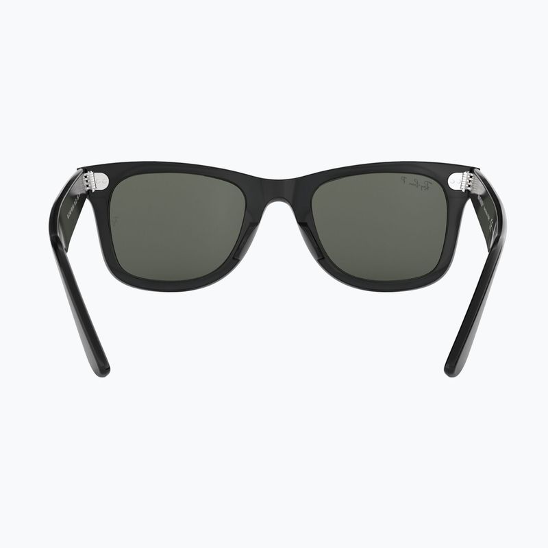 Окуляри сонцезахисні Ray-Ban Wayfarer Classic black/green polarized 5