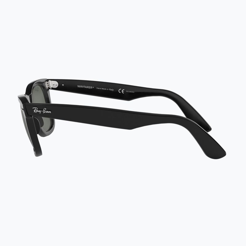 Окуляри сонцезахисні Ray-Ban Wayfarer Classic black/green polarized 7