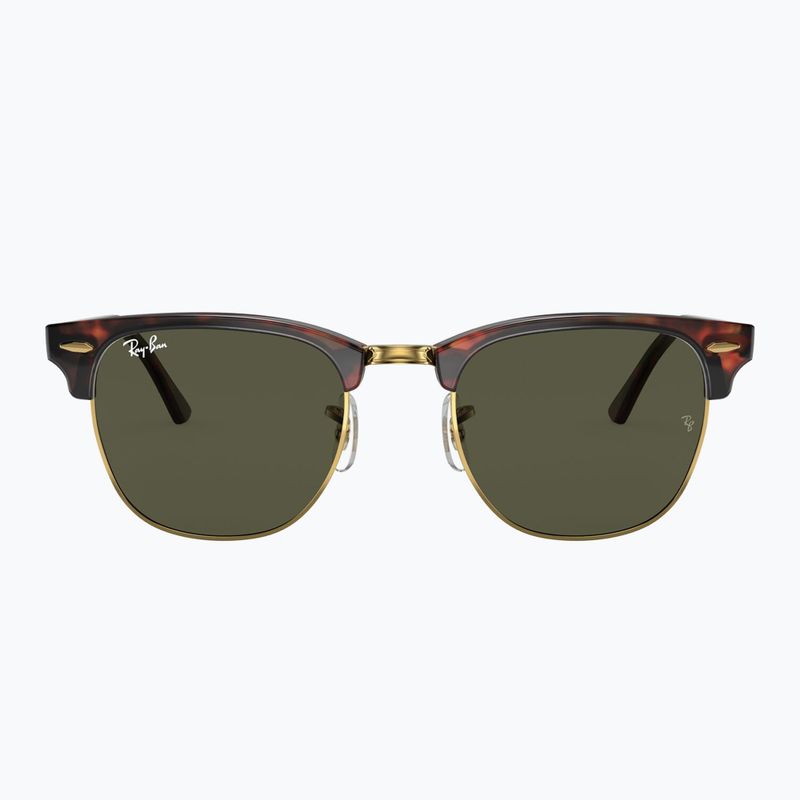 Окуляри сонцезахисні Ray-Ban Clubmaster Classic tortoiseshell/gold 2
