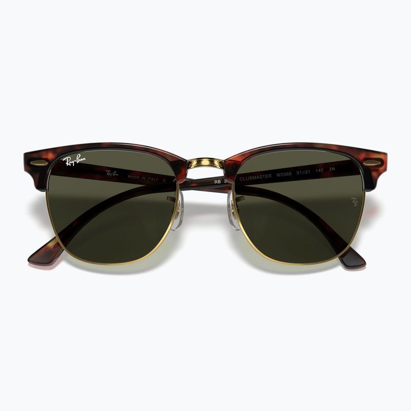 Окуляри сонцезахисні Ray-Ban Clubmaster Classic tortoiseshell/gold 3