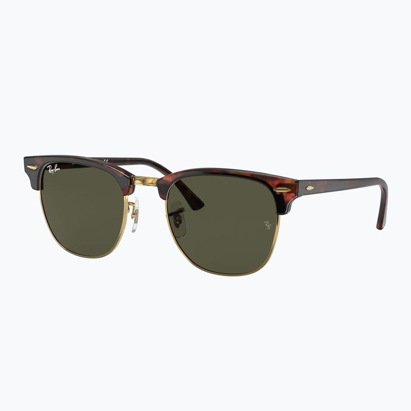 Окуляри сонцезахисні Ray-Ban Clubmaster Classic tortoiseshell/gold 4