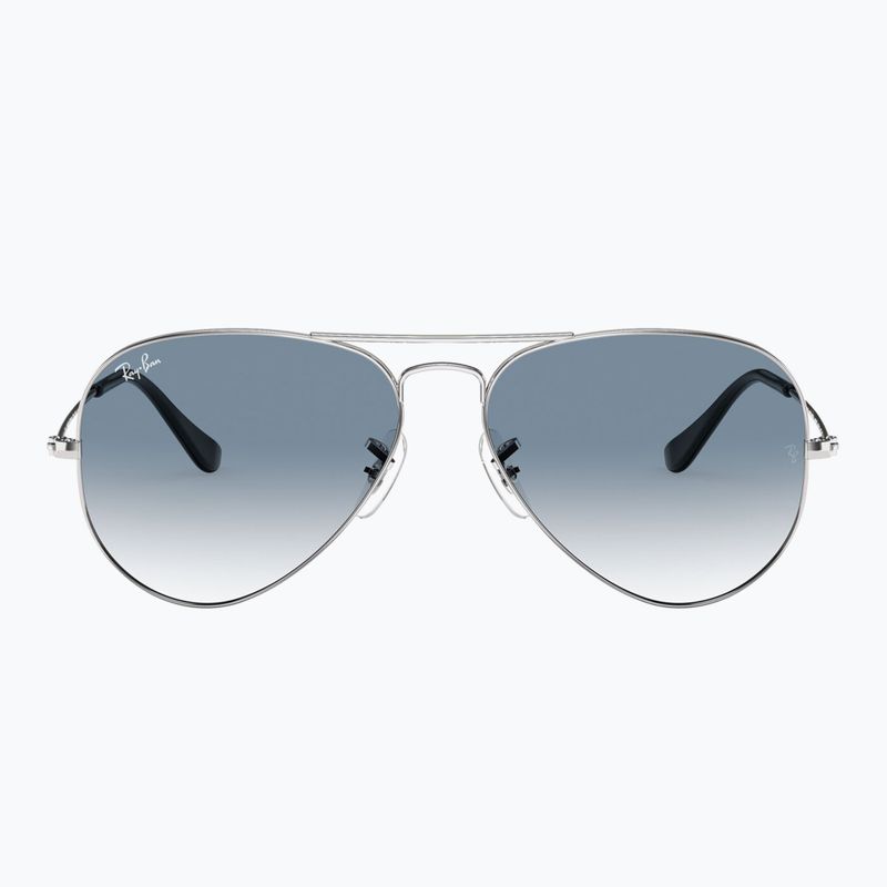 Окуляри сонцезахисні Ray-Ban Aviator Classic silver/light blue 2
