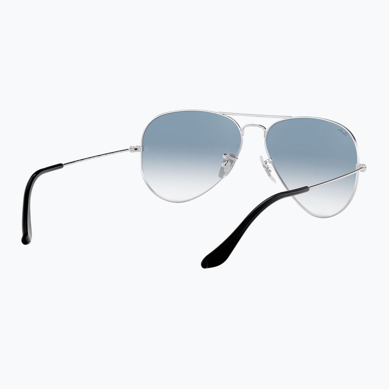Окуляри сонцезахисні Ray-Ban Aviator Classic silver/light blue 6