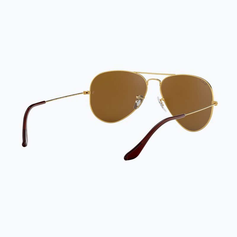 Сонцезахисні окуляри Ray-Ban Aviator Classic arista gold/brown polarized 6