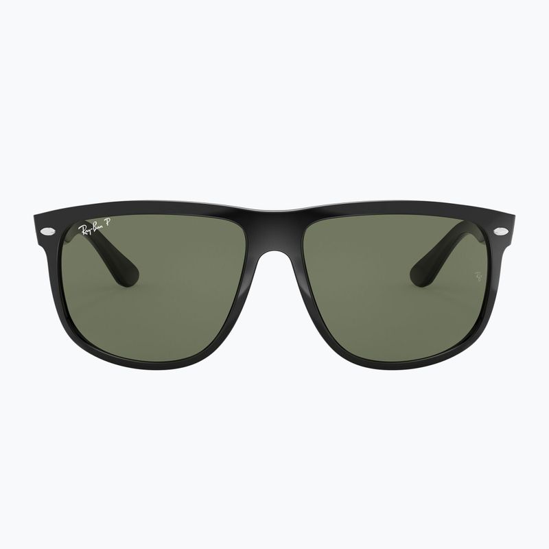 Окуляри сонцезахисні Ray-Ban Boyfriend black/dark green polarized 2