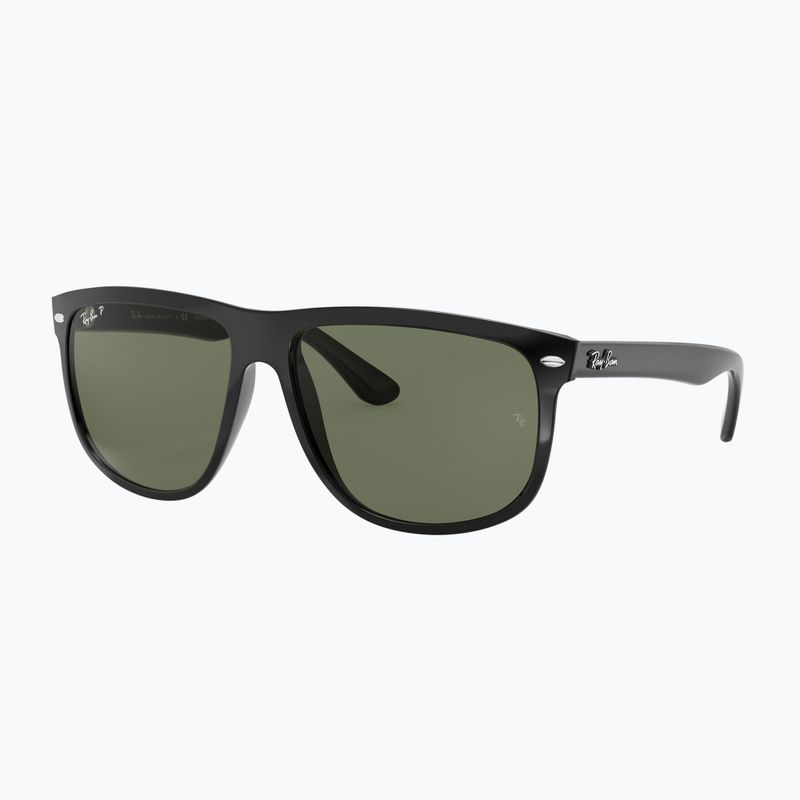 Окуляри сонцезахисні Ray-Ban Boyfriend black/dark green polarized 4