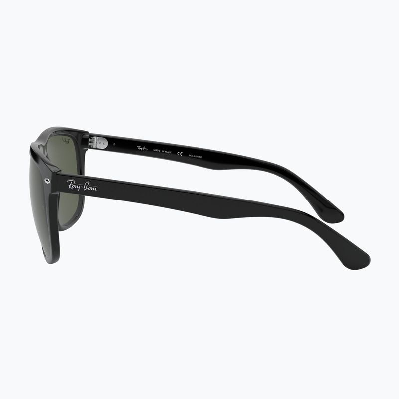 Окуляри сонцезахисні Ray-Ban Boyfriend black/dark green polarized 7
