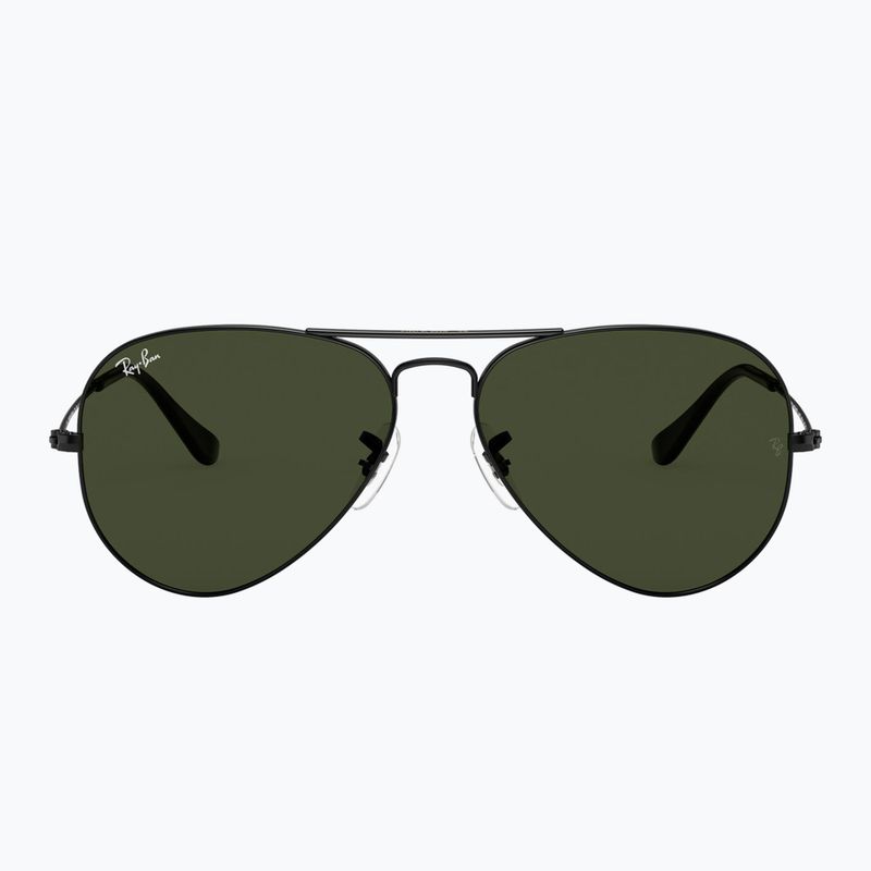 Окуляри сонцезахисні Ray-Ban Aviator Classic black/green g-15 2