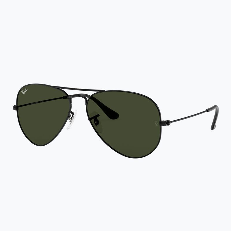 Окуляри сонцезахисні Ray-Ban Aviator Classic black/green g-15 4