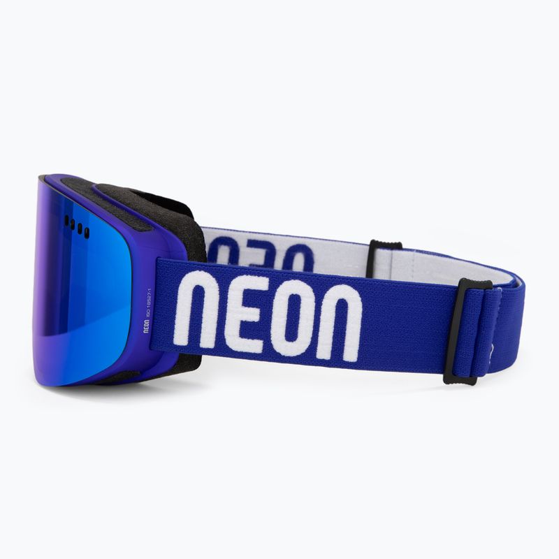 Лижні окуляри Neon light blue/royal/mirror blue 4