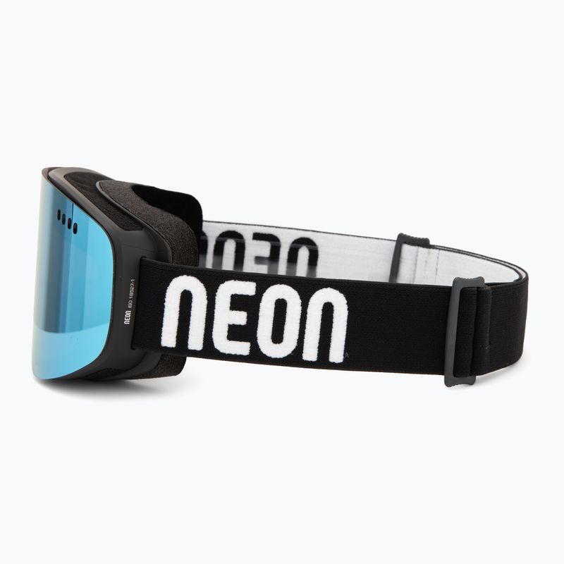Окуляри гірськолижні Neon Light black/white/mirror acciaio 4